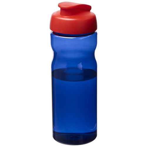 Bouteille de sport publicitaire 650ml Ocean Plastic H2O Active® Bleu royal et Rouge